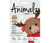 MasqueBar Pretty Animalz Christmas Moose Textile Moisturizing Face Mask 21 ml