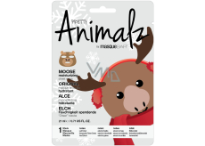 MasqueBar Pretty Animalz Christmas Moose Textile Moisturizing Face Mask 21 ml