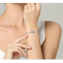 Charm Sterling silver 925 40 anniversary, bead on bracelet
