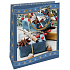 Nekupto Gift paper bag 23 x 18 x 10 cm Christmas blue, gifts