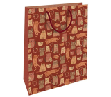 Nekupto Gift kraft bag 37 x 28 x 10 cm Cats