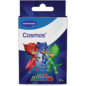 Cosmos PJ Masks Kids' Bandages 3 Sizes 12 pcs