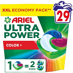 Ariel Ultra Power Color Washing Capsules 29 pcs