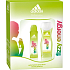Adidas Fizzy Energy deodorant spray 150 ml + shower gel 250 ml, cosmetic set
