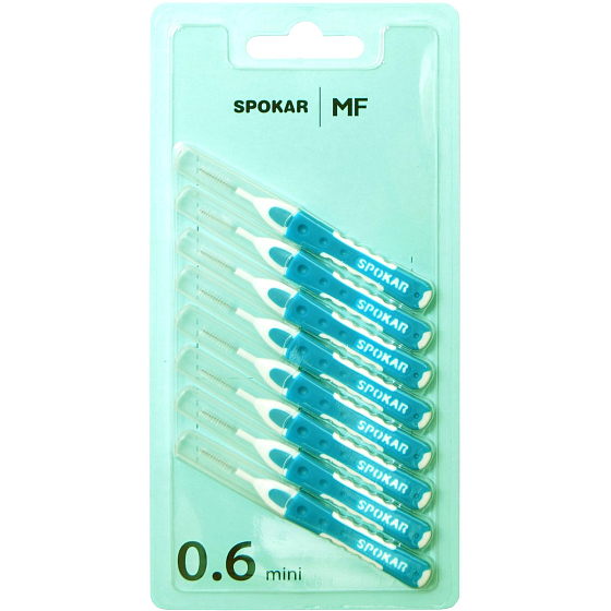Spokar Flexi Mini size 0.6 interdental brushes 8 pieces