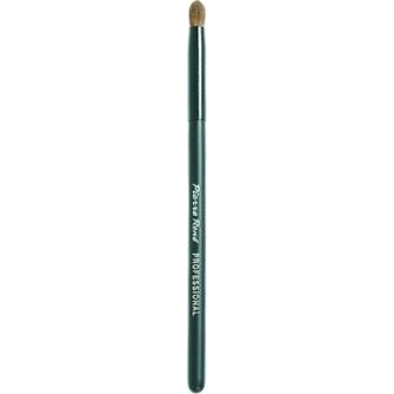Pierre René Natural brush with black pony bristles for eyeshadow Round, 10, 1 piece, Handle length: 13,7 cm