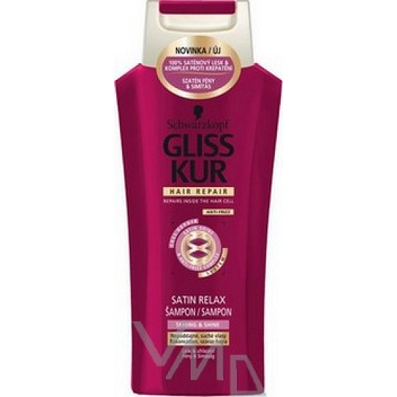 Gliss Kur Satin Relax Regenerating Hair Shampoo 250 ml