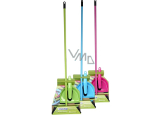 Spokar Cleaning kit brush + scoop + broom + metal stick 120 cm various colors 1 set