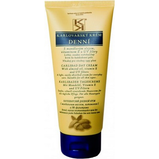 Karlovy Vary cream with almond oil, vitamin E and Uv filtrida daily 80 ml