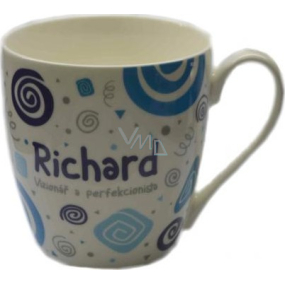 Nekupto Twister mug named Richard Blue 0.4 liter