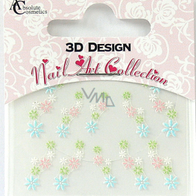Absolute Cosmetics Nail Art 3D Nail Stickers 24911 1 sheet