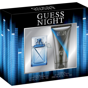 Guess Night eau de toilette for men 50 ml + shower gel 200 ml, gift set