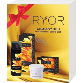 Ryor Argan Oil III extra nourishing cream for dry skin 50 ml + nourishing stem cell cream from argania 50 ml, cosmetic set