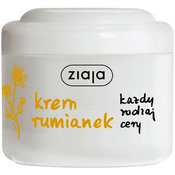 Ziaja Chamomile moisturizing skin cream without perfume 100 ml