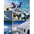 Nekupto Gift paper bag 23 x 18 x 10 cm Aircraft 1150 40 KFM