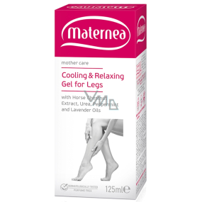 Maternea cooling and relaxing gel for feet with horse chestnut extract, urea, mint and lavender oil 125 ml