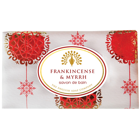 English Soap Incense and Myrtle natural perfumed soap with shea butter 190 g
