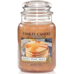 Yankee Candle Maple Pancakes - Pancakes with maple syrup limited edition scented candle Classic large glass 623 g