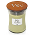 WoodWick Fern - Fern scented candle with wooden wick and lid glass small 85 g