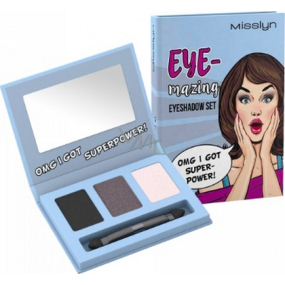 Misslyn Eye-mazing Eyeshadow Set 01 Omg I Got Superpower! 3 x 0.7 g