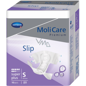 MoliCare Premium Super Plus S 60-90 cm 8 drops adhesive diaper panties for severe incontinence 30 pieces