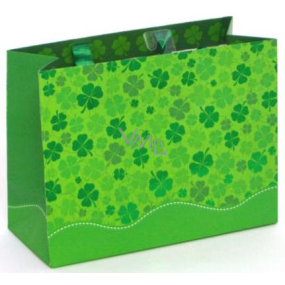 Nekupto Gift paper bag 23 x 17.5 x 10 cm Four-leaf clover 1581 LFM