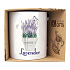 Bohemia Gifts Ceramic mug with a picture of Lavender sheaves 350 ml