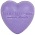 Le Chatelard 1802 Violet and Blackberry natural heart shaped soap 25 g