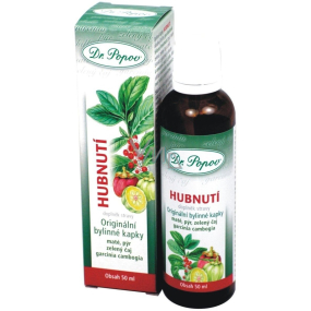 Dr. Popov Weight Loss Original Herbal Drops support water excretion, normal fat metabolism, appetite suppression 50 ml