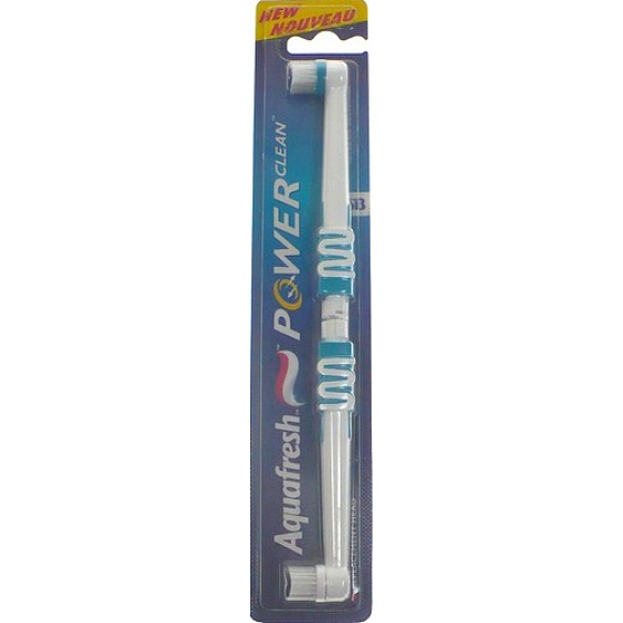 Aquafresh Power Clean spare head for battery toothbrush 2 pieces