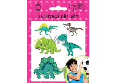 Arch Tattoo decals with certificate for children Dinosaurs