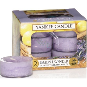 Yankee Candle Lemon Lavender - Lemon and lavender scented tealight 12 x 9.8 g