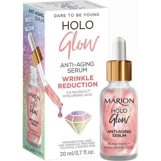 Marion Holo Glow Anti-Aging Serum Wrinkle Reduction Serum 20 ml