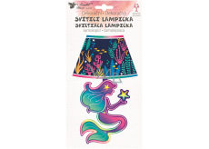 Room Decor Self-adhesive wall lamp LED mermaid 27 cm