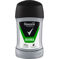 Rexona Men Solid Antiperspirant Fresh & Power, 50 ml