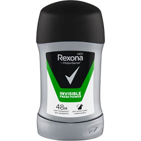 Rexona Men Solid Antiperspirant Fresh & Power, 50 ml