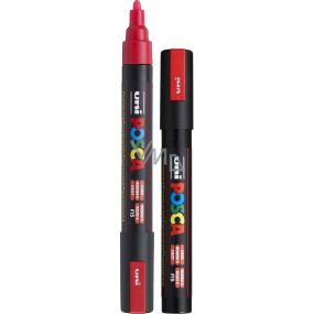 Posca Universal acrylic marker 1,8 - 2,5 mm Fluo-red PC-5M