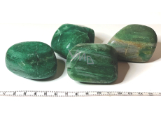 Aventurine green Tumbled natural stone 100 - 160 g, 1 piece, lucky stone