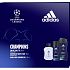 Adidas UEFA Champions League Edition VIII eau de toilette 100 ml + deodorant spray 150 ml + shower gel 250 ml, gift set for men