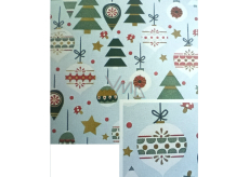 Nekupto Christmas gift wrapping paper 70 x 200 cm Green cars