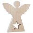 Angel with a star wooden 20 cm 1 piece