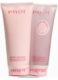 Payot Rituel Douceur Creme Nourrissante nourishing and brightening body cream with rose quartz 200 ml + Granité Exfoliante Corps double body scrub with rose quartz 200 ml, Promo duo set 2023