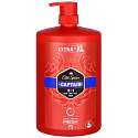 Old Spice Captain 3in1 shower gel and shampoo for men 1000 ml