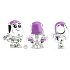 Charm Sterling silver 925 Disney Pixar Buzz Lightyear, bead on bracelet movie
