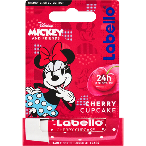 Labello Cherry Cupcake Minnie Disney lip balm for children 4,8 g, age 3+
