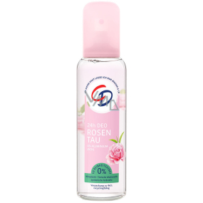 CD Rosentau - Rose flower and white tea body deodorant spray in glass for women 75 ml