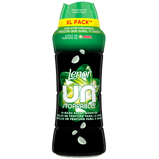 Lenor Unstoppables Ariel vonné perličky do pračky 495 g pro intenzivní a dlouhotrvající vůni prádla
