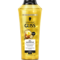 Gliss Oil Nutritive Nourishing Shampoo for Split Ends, 400 ml