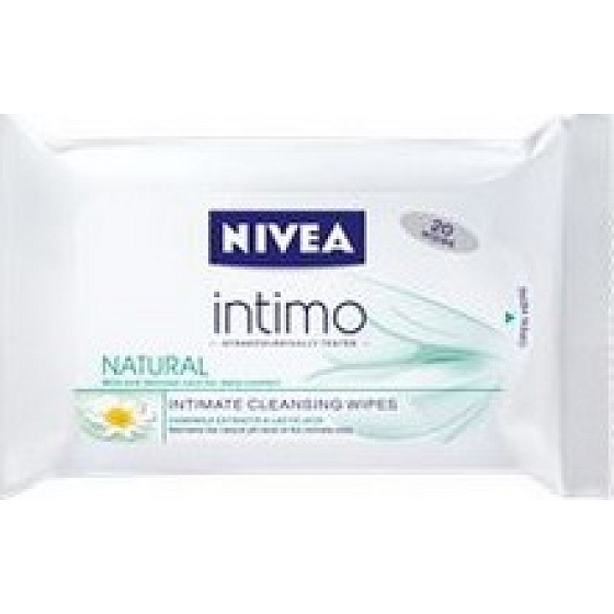Nivea Intimo Natural wipes for intimate hygiene 20 pieces