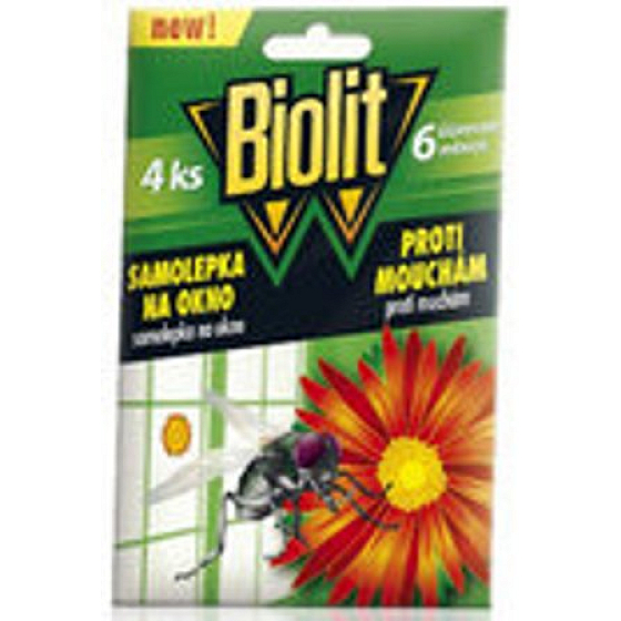 Biolit Sticker in the shape of a flower to kill flying flies
